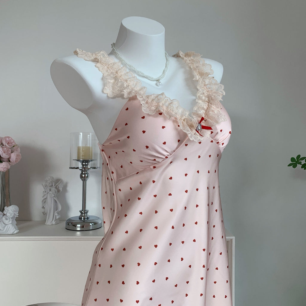 Rosie Hearts Lace Slip Dress