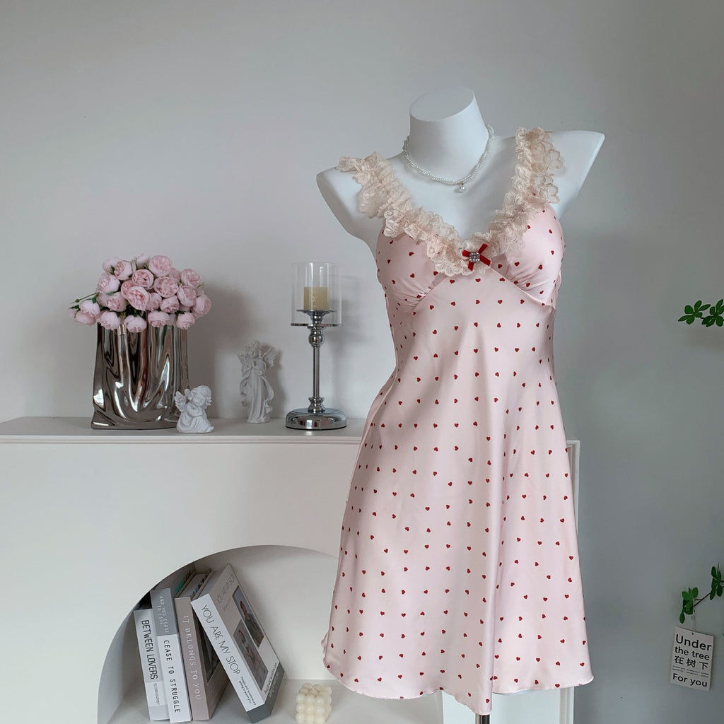 Rosie Hearts Lace Slip Dress
